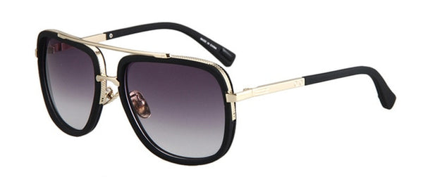 Men's Square 'Ibiza' Plastic and Metal Sunglasses