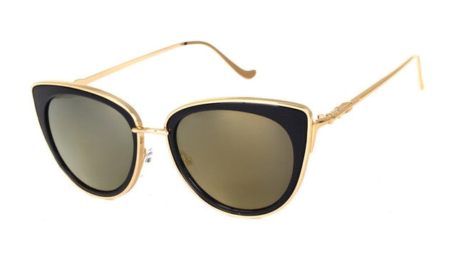 Women's Cat Eye 'Poolside' Metal Sunglasses