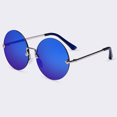 Women's Rimless Round 'Ja-Oh' Metal Sunglasses