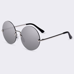 Women's Rimless Round 'Ja-Oh' Metal Sunglasses