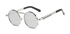 Men's Round  'Touch of Modern' Metal Sunglasses