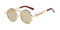 Men's Round  'Touch of Modern' Metal Sunglasses