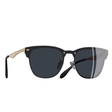 Women's Vintage Square 'Rich Mixon' Metal Sunglasses