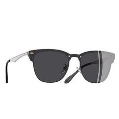 Women's Vintage Square 'Rich Mixon' Metal Sunglasses