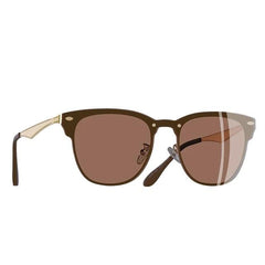 Women's Vintage Square 'Rich Mixon' Metal Sunglasses