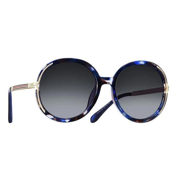 Women's Oversized Round 'All the Sun' Metal Sunglasses