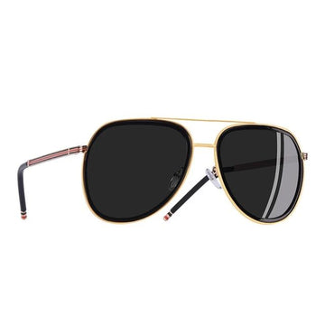 Women's Polarized Aviator 'Grand Prix' Metal Sunglasses