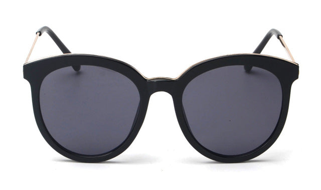 Women's Oversized Round 'Magic Mirror' Metal Sunglasses