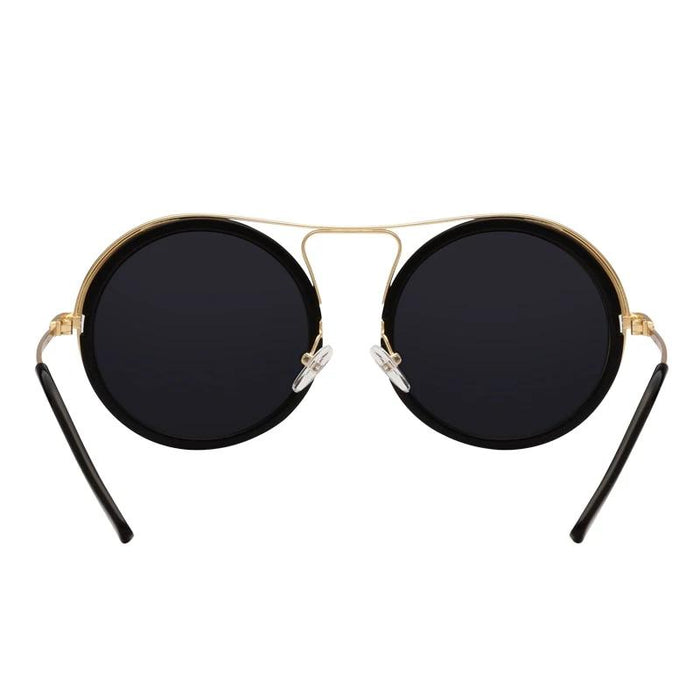 Women's Round Polarized 'Gatsby II' Metal Sunglasses
