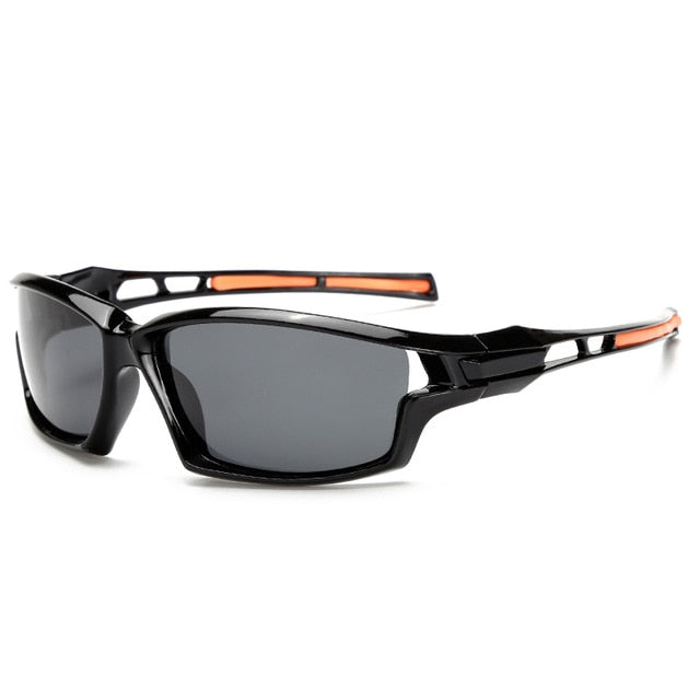 Men's Polarized Sports Wrap Around 'Throttle Out' Plastic Sunglasses