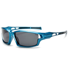 Men's Polarized Sports Wrap Around 'Throttle Out' Plastic Sunglasses