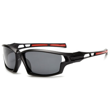 Men's Polarized Sports Wrap Around 'Throttle Out' Plastic Sunglasses