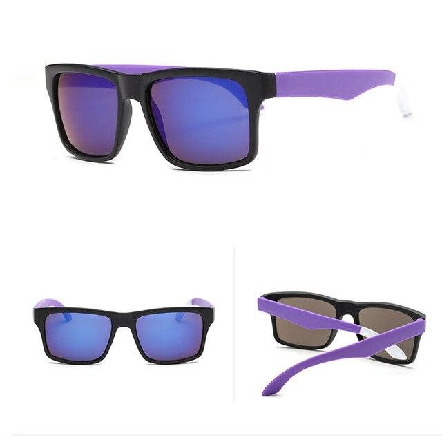 Men's Square 'Crest' Plastic Sunglasses