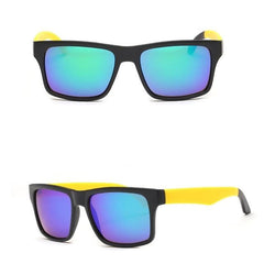 Men's Square 'Crest' Plastic Sunglasses