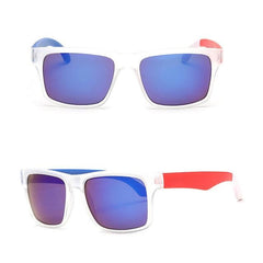 Men's Square 'Crest' Plastic Sunglasses