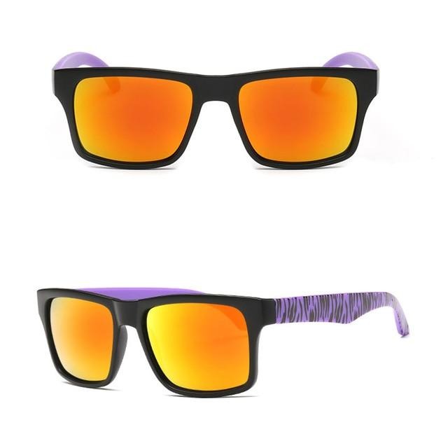 Men's Square 'Crest' Plastic Sunglasses