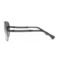 Men's Polarized Aviator 'The Traveler' Metal Sunglasses