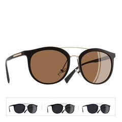 Women's Modern Round 'Chukie Eye' Plastic Sunglasses