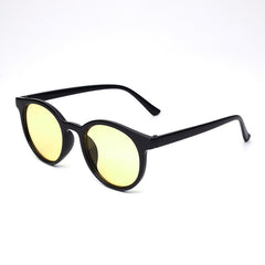 Women's Retro Oval 'Poolside' Plastic Sunglasses