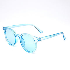 Women's Retro Oval 'Poolside' Plastic Sunglasses