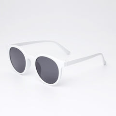 Women's Retro Oval 'Poolside' Plastic Sunglasses