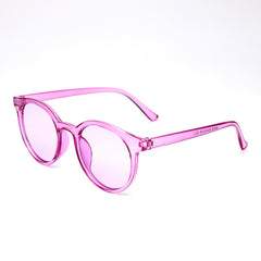 Women's Retro Oval 'Poolside' Plastic Sunglasses