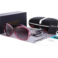 Women's Polarized Oval 'Infinity' Plastic Sunglasses