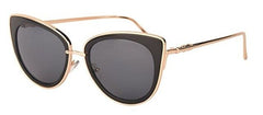 Women's Cat Eye 'Poolside' Metal Sunglasses