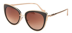 Women's Cat Eye 'Poolside' Metal Sunglasses