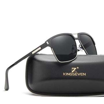 Men's Oversized Polarized 'Money Men' Metal Sunglasses