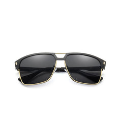 Men's Oversized Polarized 'Money Men' Metal Sunglasses