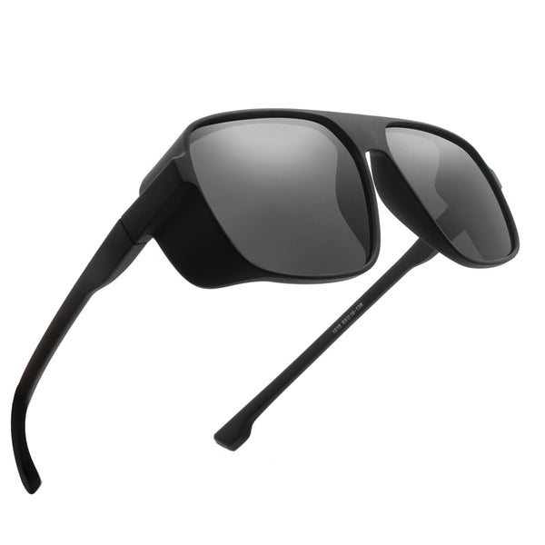 Men's Square 'British Racing' Plastic Sunglasses