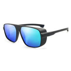 Men's Square 'British Racing' Plastic Sunglasses