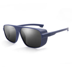 Men's Square 'British Racing' Plastic Sunglasses