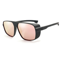 Men's Square 'British Racing' Plastic Sunglasses