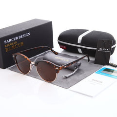 Men's Oversized Oval 'Book Em' Plastic Sunglasses