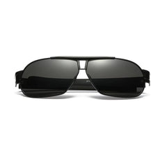 Men's Polarized Aviator 'Euro' Metal Sunglasses