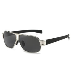 Men's Polarized Aviator 'Euro' Metal Sunglasses