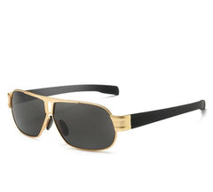 Men's Polarized Aviator 'Euro' Metal Sunglasses