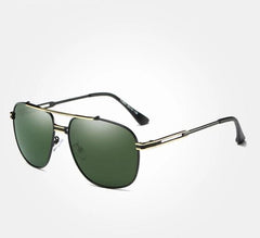 Men's Polarized Aviator 'Milan' Metal Sunglasses