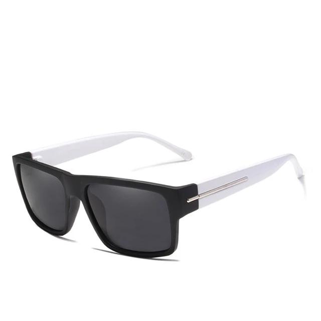 Men's Polarized Square 'Shadow Men' Plastic Sunglasses
