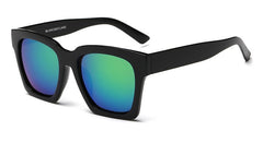 Women's Square 'Thick and Thin' Plastic Sunglasses