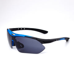 Men's Sport Semi Rimless 'Giant Slalom' Plastic Sport Sunglasses