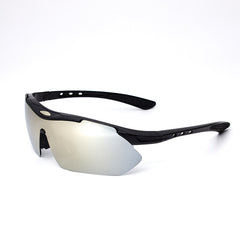 Men's Sport Semi Rimless 'Giant Slalom' Plastic Sport Sunglasses