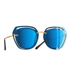 Women's Polarized Square 'Geo' Plastic Sunglasses