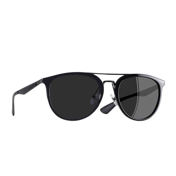 Men's Polarized Square 'Boby Swift' Metal Sunglasses