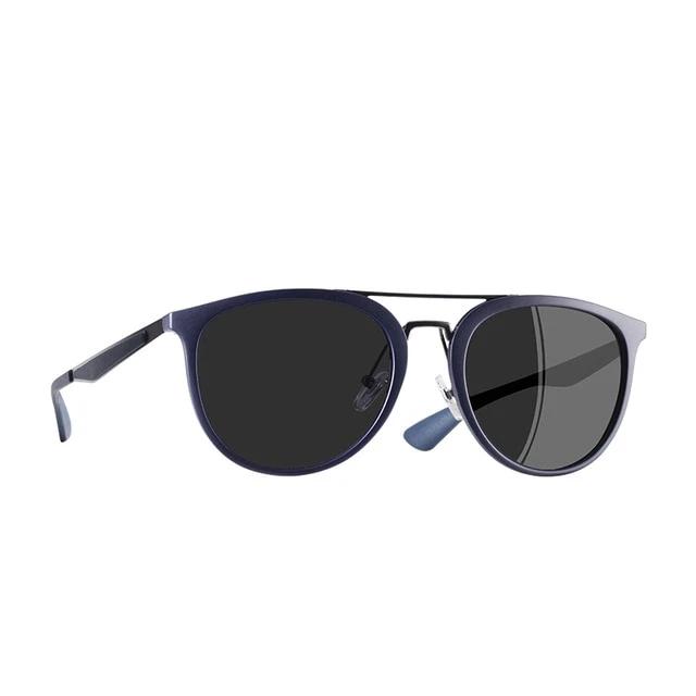 Men's Polarized Square 'Boby Swift' Metal Sunglasses