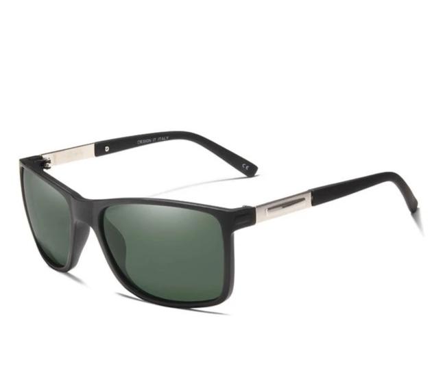 Men's Polarized Square 'Arnold' Plastic  Sunglasses