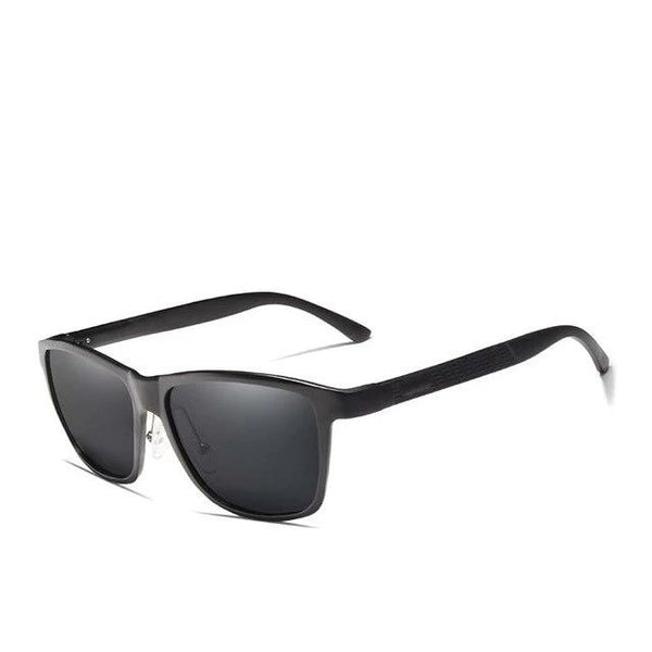 Men's Polarized Way Ferer 'Black Shot Gun' Metal Sunglasses