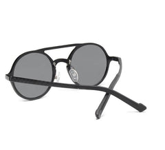 Men's Vintage Round 'Doty Night' Metal Sunglasses